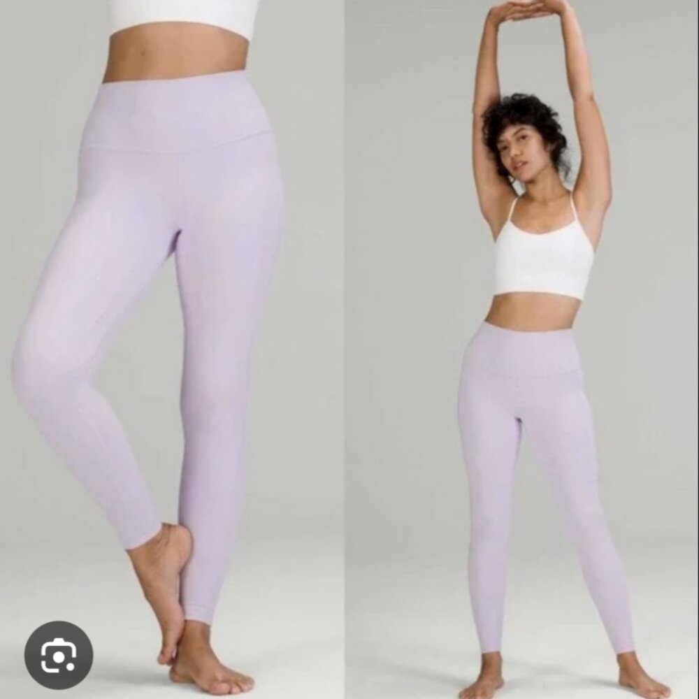 Lululemon Lavender Dew Light Purple Wunder Under High Waist leggings